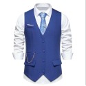 Comfortable, Breathable Single-Breasted Suit Vest