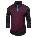 Men's Business Cotton-Poly Blend Vest