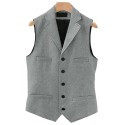Slim-Fit Vintage Multi-Color Men's Suit Vest