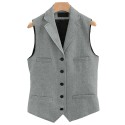 Slim-Fit Vintage Multi-Color Men's Suit Vest