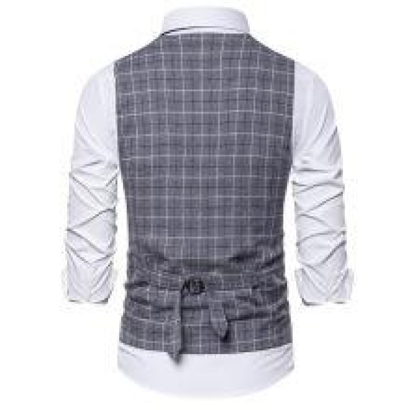Breathable, Water-Resistant, Slim-Fit Men's Suit Vest