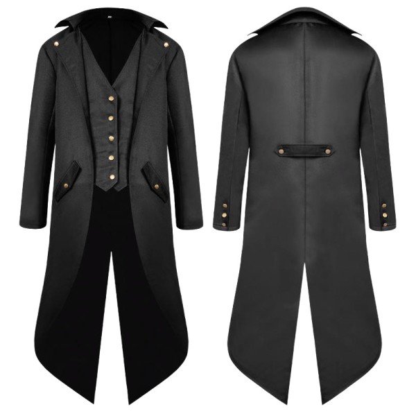 Cotton Men's Steampunk Formal Suit