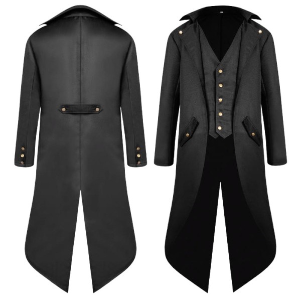 Cotton Men's Steampunk Formal Suit