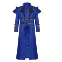Men's Steampunk Long Trench Coat