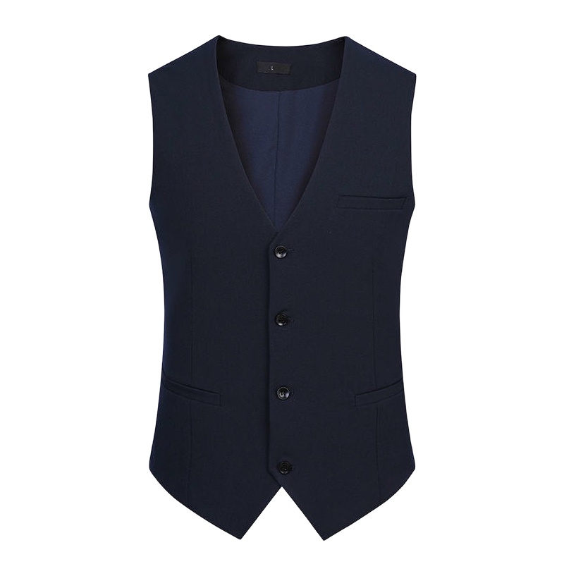 Simple, Versatile Men's Suit Vest
