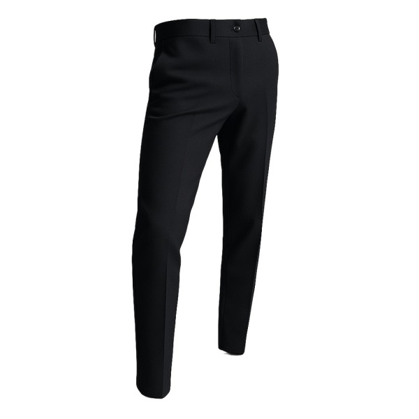 Wrinkle-Resistant, Straight-Leg, Mid-Rise Dress Trousers
