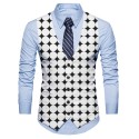 Slim-Fit, Wrinkle-Resistant Business Suit Vest for Men