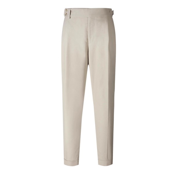 Comfortable, Slim-Fit Cotton Dress Trousers for Men (Commuter Style)