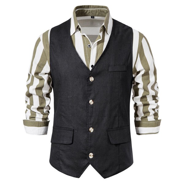 Breathable Business-Casual Suit Vest for Men