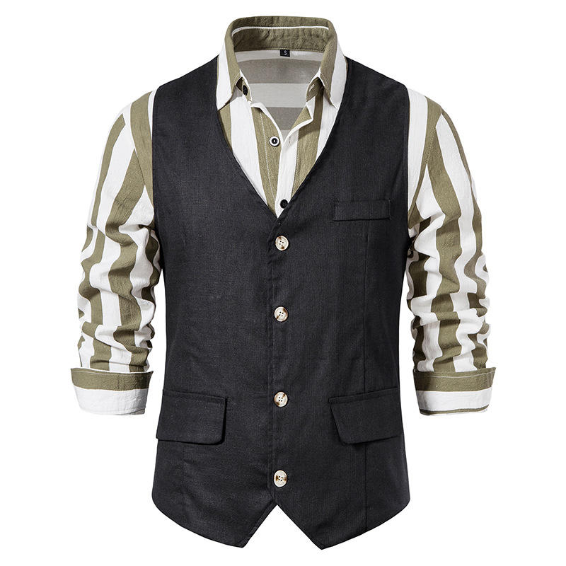 Breathable Business-Casual Suit Vest for Men
