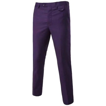 Comfortable, Stretchy, Lightweight, Straight-Leg Dress Trousers for Men