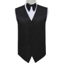 Solid-Color Formal Business Vest Set for Men